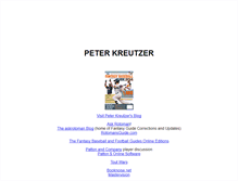 Tablet Screenshot of peterkreutzer.com
